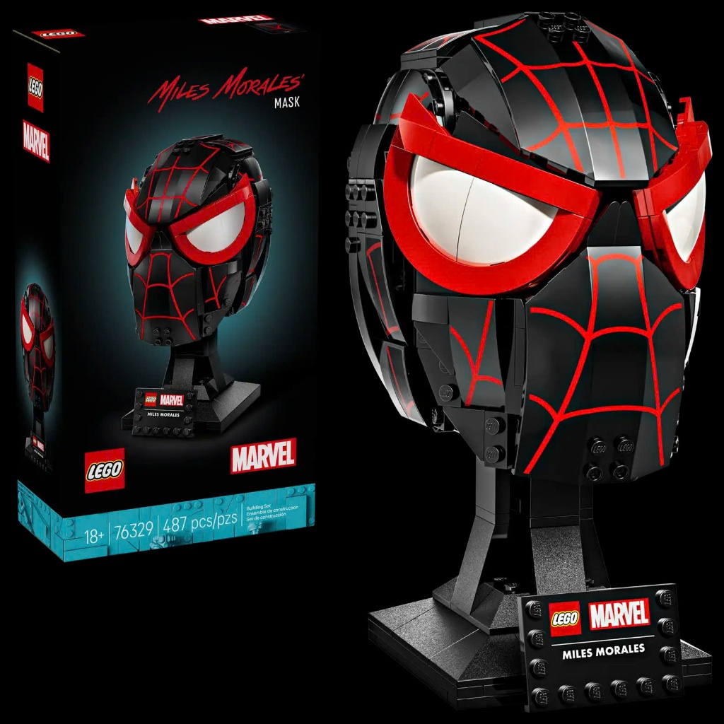 Lego 76329 Đồ Chơi Lắp Ghép Miles Morales' Mask