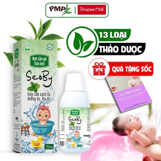  Nước Tắm Thảo Dược SeoBy PMP - Ngăn Ngừa Rôm Sảy Viêm Da Mẩn Ngứa - An Toàn Cho Trẻ Sơ Sinh Và Trẻ Nhỏ Chai 250ml 
