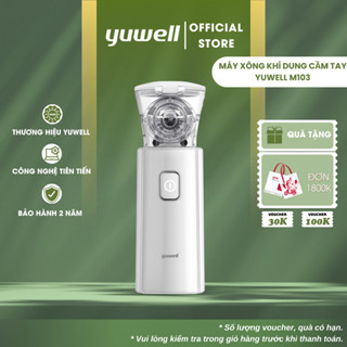 Máy Xông Khí Dung, Xông Mũi Họng Cầm Tay Yuwell M103 -Hỗ Trợ Viêm Phổi, Viêm Phế Quản-Bảo Hành 2 Năm