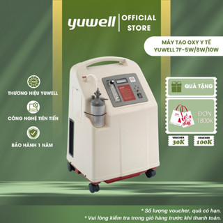 Máy Tạo Oxy Y Tế 93% Yuwell 7F-5W/8W/10W - Hỗ Trợ Bệnh Nhân Suy tim,Rối loạn hô hấp - Bảo Hành 1 Năm