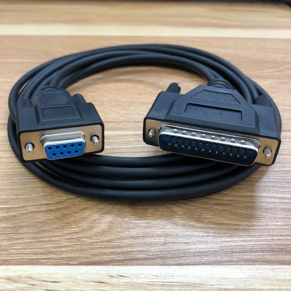 Cáp máy In mã vạch 32-2301-01 DATAMAX M- Class M-4206 M-4210 M-4308 Cable RS232 DB9 Female to DB25 M