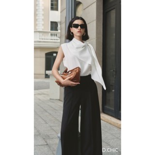 D.CHIC Áo tay chờm cổ khăn MS: 1813039