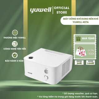  Máy Xông Khí Dung Nén Khí YUWELL 407A Xông Mũi Họng Hiệu Quả - Bảo Hành 2 Năm - Nhập Khẩu Chính Hãng 