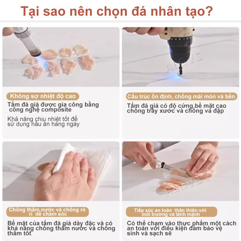 ALOVE Bàn Trà Phòng Khách Phong Cách Nhẹ Sang Mặt Giả Đá Chân Sắt Cao Cấp Thiết Kế Tối Giản Hiện Đại | BigBuy360 - bigbuy360.vn