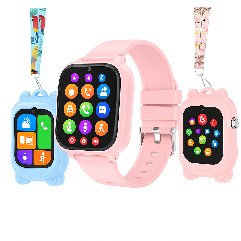 Đồng hồ thông minh trẻ em cao cấp Z01 Pro 2025 GPS Wifi tải App Định vị Pin 800mah chống nước