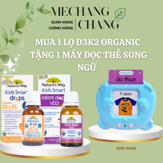   TẶNG MÁY ĐỌC THẺ SONG NGỮ  Vitamin D3 Thuần Nature's way   D3K2 Organic Nature's way cho bé 