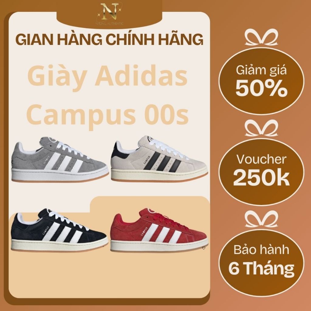 [CHÍNH HÃNG] Giày A_didas Campus 00S AUTHENTIC. Giày Sneaker Campus Basic Nam Nữ. Bao Check