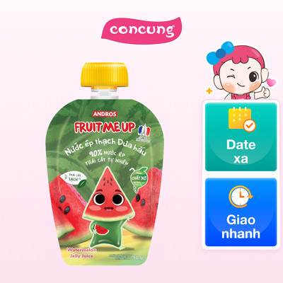 Nước ép thạch Andros Fruit Me Up vị dưa hấu 90g