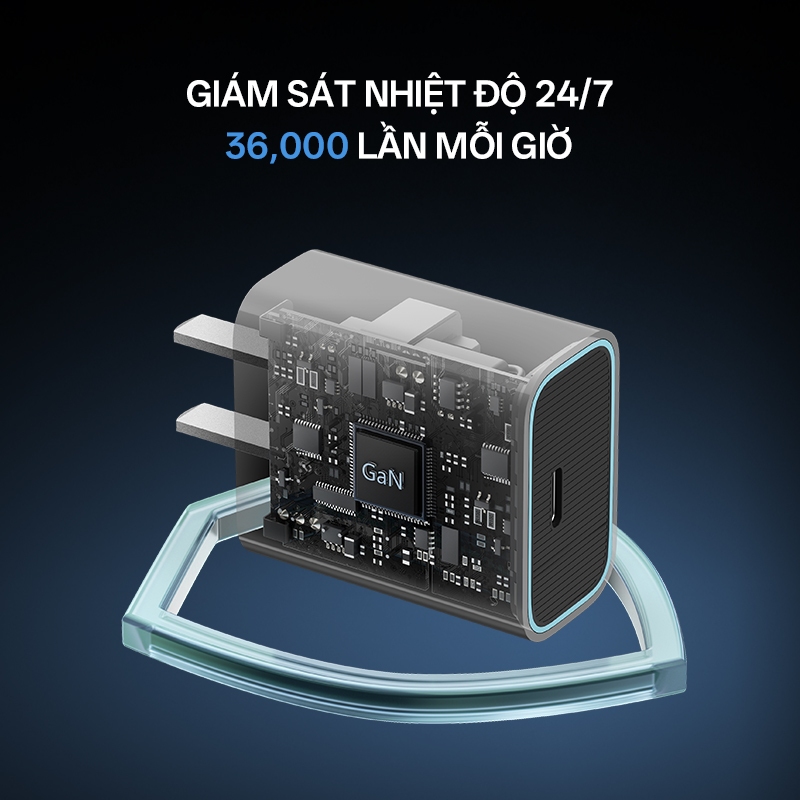 Củ Sạc Nhanh CUKTECH GaN 30W Mini Nhỏ Gọn Tương Thích 20W Cho iP 17/16/15/iPad/Samsung S26/Xiaomi 17 | BigBuy360 - bigbuy360.vn