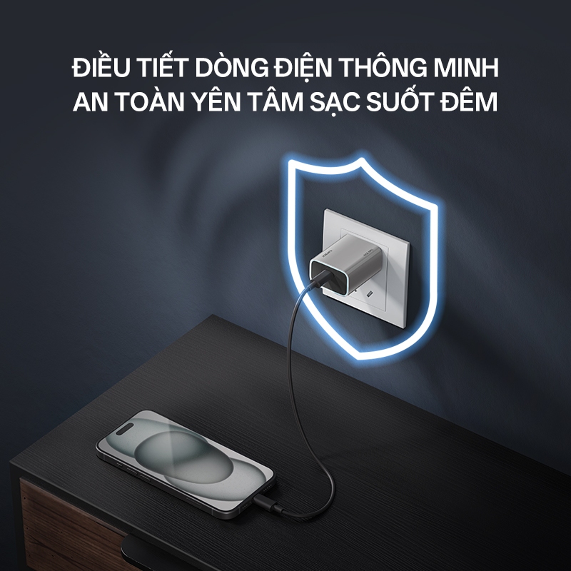 Củ Sạc Nhanh CUKTECH GaN 30W Mini Nhỏ Gọn Tương Thích 20W Cho iP 17/16/15/iPad/Samsung S26/Xiaomi 17 | BigBuy360 - bigbuy360.vn