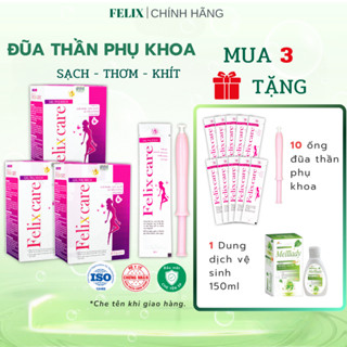  Đũa thần phụ khoa inner gel Felix Care Hộp 20 ống Tặng kèm Dung dịch vệ sinh phụ nữ trầu không Melilady 150ml 