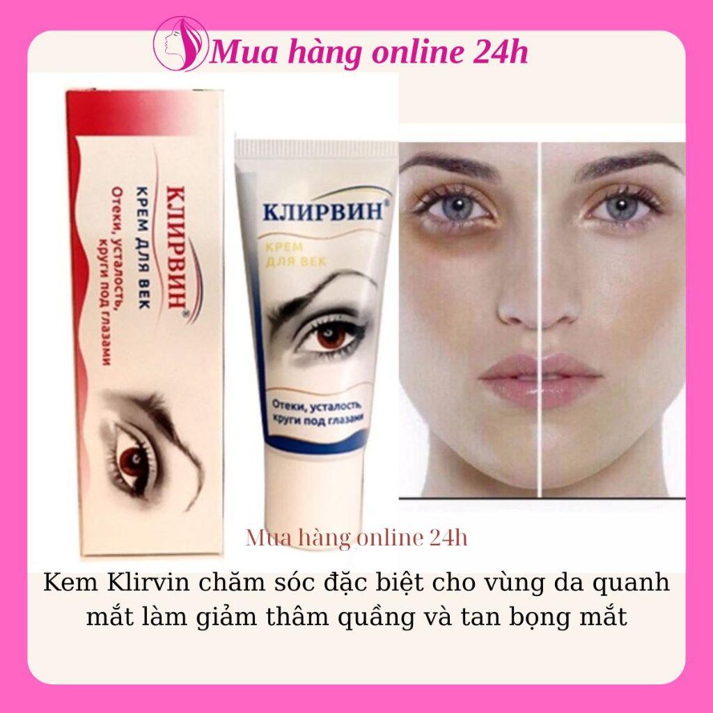 Kem  xóa thâm mắt Nga Klirvin