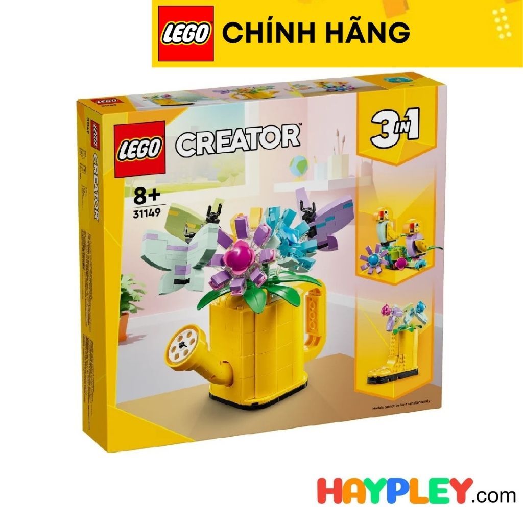 LEGO Creator 31149 Chậu hoa 3-trong-1