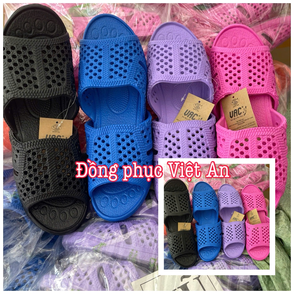 Dép tổ ong nhựa siêu nhẹ mang siêu bền hãng VAC_ Hình chụp thật