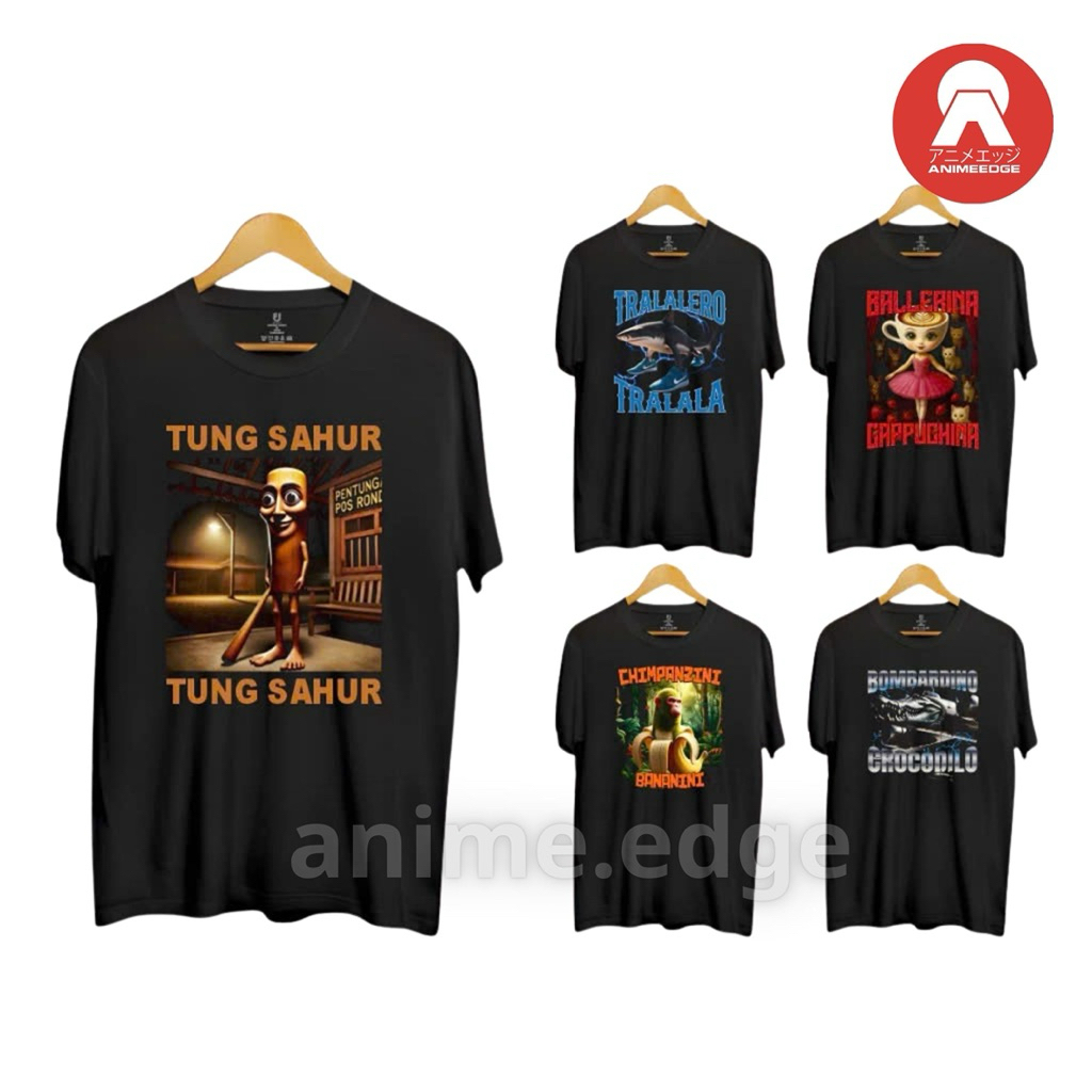 Áo thun Italia brainrot, áo tralalero tralala, áo tung tung sahur cotton mềm mịn