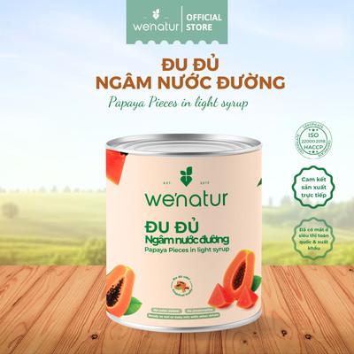 Đu Đủ Ngâm Nước Đường we'natur 565g
