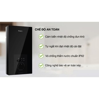 KGWD45P2 -- Máy nước nóng trực tiếp Kangaroo KGWD45P2 4500W - Có bơm trợ lực