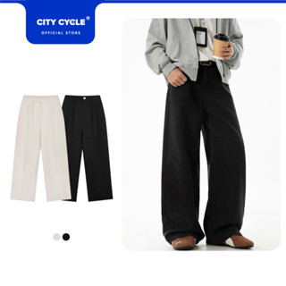 Quần dài ống rộng suông nam nữ Local Brand Chính Hãng City Cycle quần dài Smart Lazy