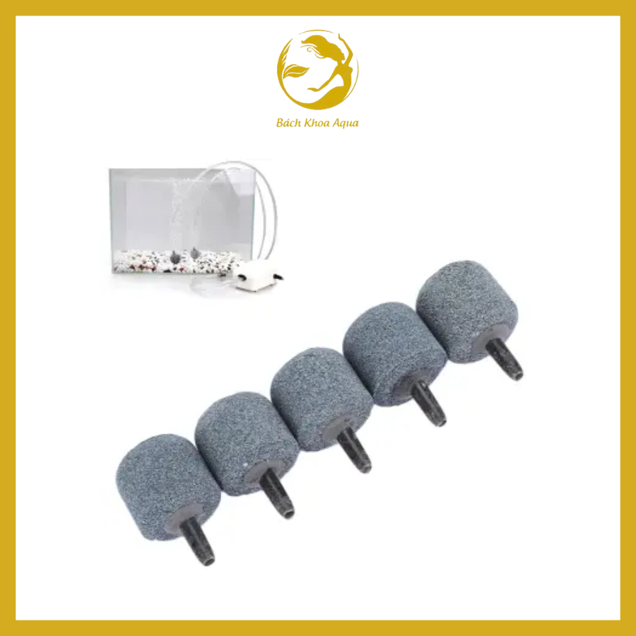 Quả sủi oxy trụ tròn nhỏ – Tạo bọt mịn, cung cấp oxy cho bể cá thủy sinh