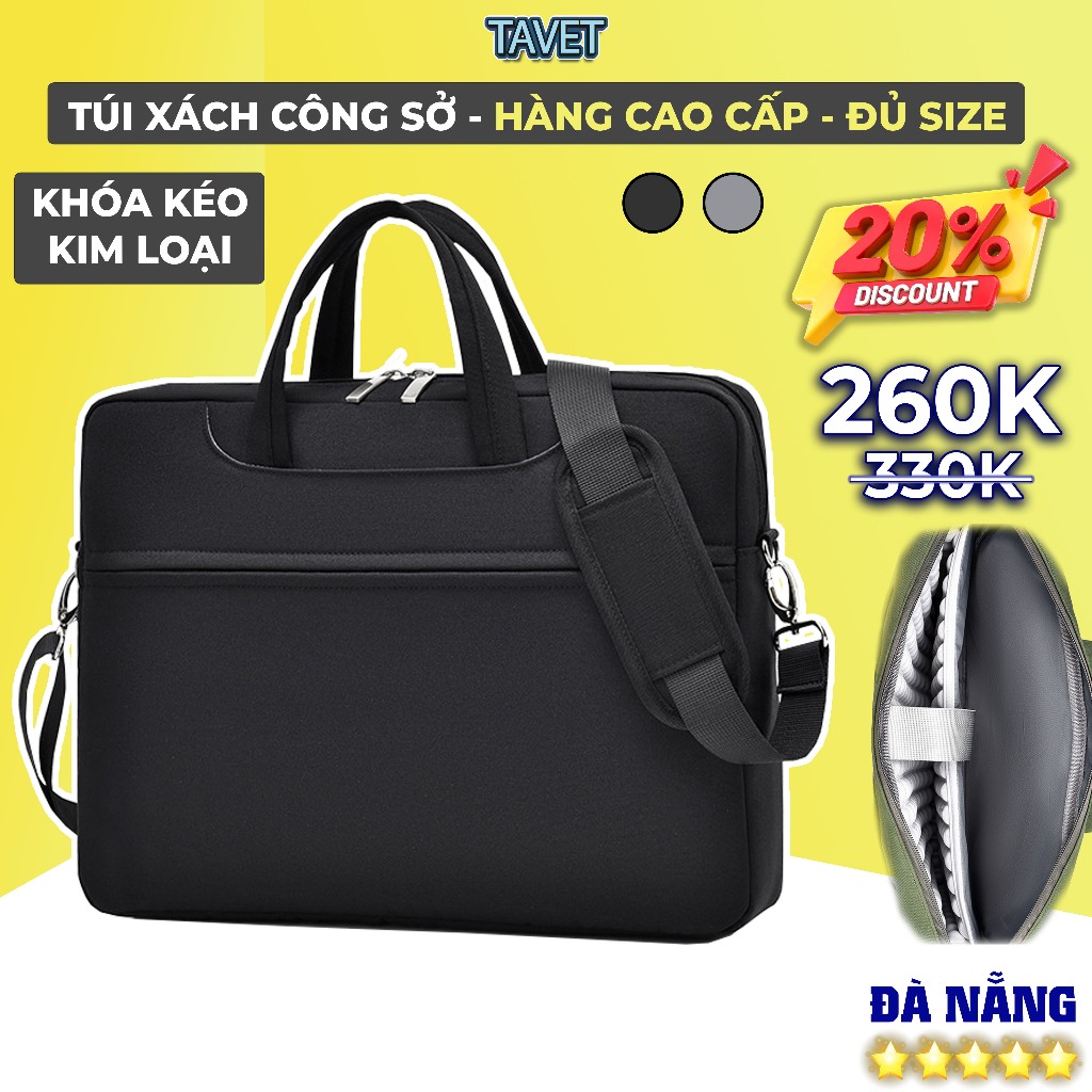 Cặp Đựng Laptop Đi Làm 13 14 15 17 Inch – Chống Sốc Chống Thấm Nam Nữ Công Sở Đi Công Tác  TCS3