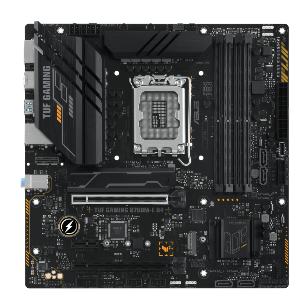 [Full VAT] Mainboard ASUS TUF GAMING B760M-E D4 - Hàng mới 100% - Bảo hành 36 Thhangs