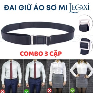  Dây đai nịt thắt lưng giữ áo sơ mi nam nữ dây thun điều chỉnh được giữ áo phẳng phiu chống nhăn 