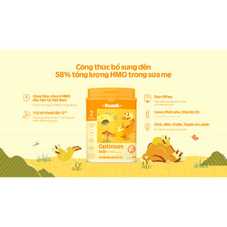 Sữa Optimum Gold HMO 1-2 800G