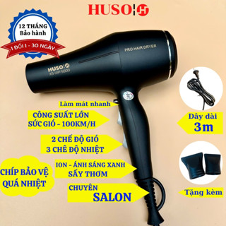 Máy sấy tóc HUSO sấy tóc công suất lớn X5-5000 thơm tạo kiểu tích hợp công nghệ ION âm