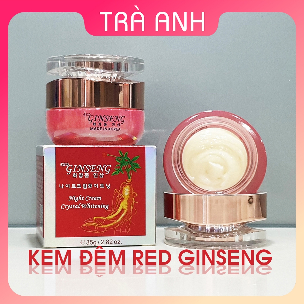 [SIÊU SALE] Kem đêm RED GINSENG, làm sạch nám tàn nhang và dưỡng trắng da, mỹ phẩm nhân sâm Hàn Quốc.