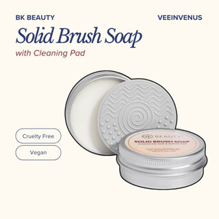  veeinvenus | Xà phòng giặt cọ BK BEAUTY Solid Brush Soap with Cleaning Pad 