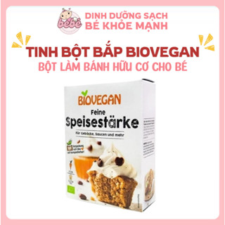 ( Tách lẻ 50g) Tinh bột bắp hữu cơ, bột làm bánh hữu cơ cho bé Biovegan