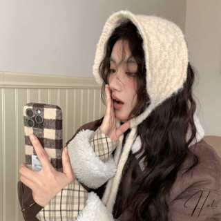  Chụp Tai Ôm Gọn Vùng Đầu Unisex Bịt Tai Giữ Ấm Chất Lông Mịn Màng Mềm Mại Phối Đồ Mùa Đông - HOTI - BT012 