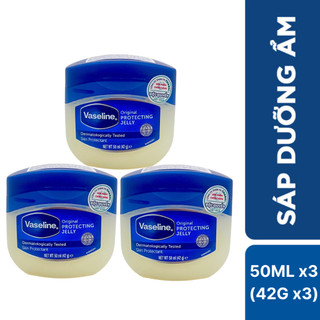 Combo 3 sáp dưỡng ẩm Vaseline 50ml (42gx3)