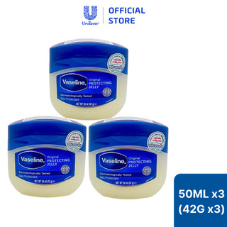 Combo 3 sáp dưỡng ẩm Vaseline 50ml (42gx3)