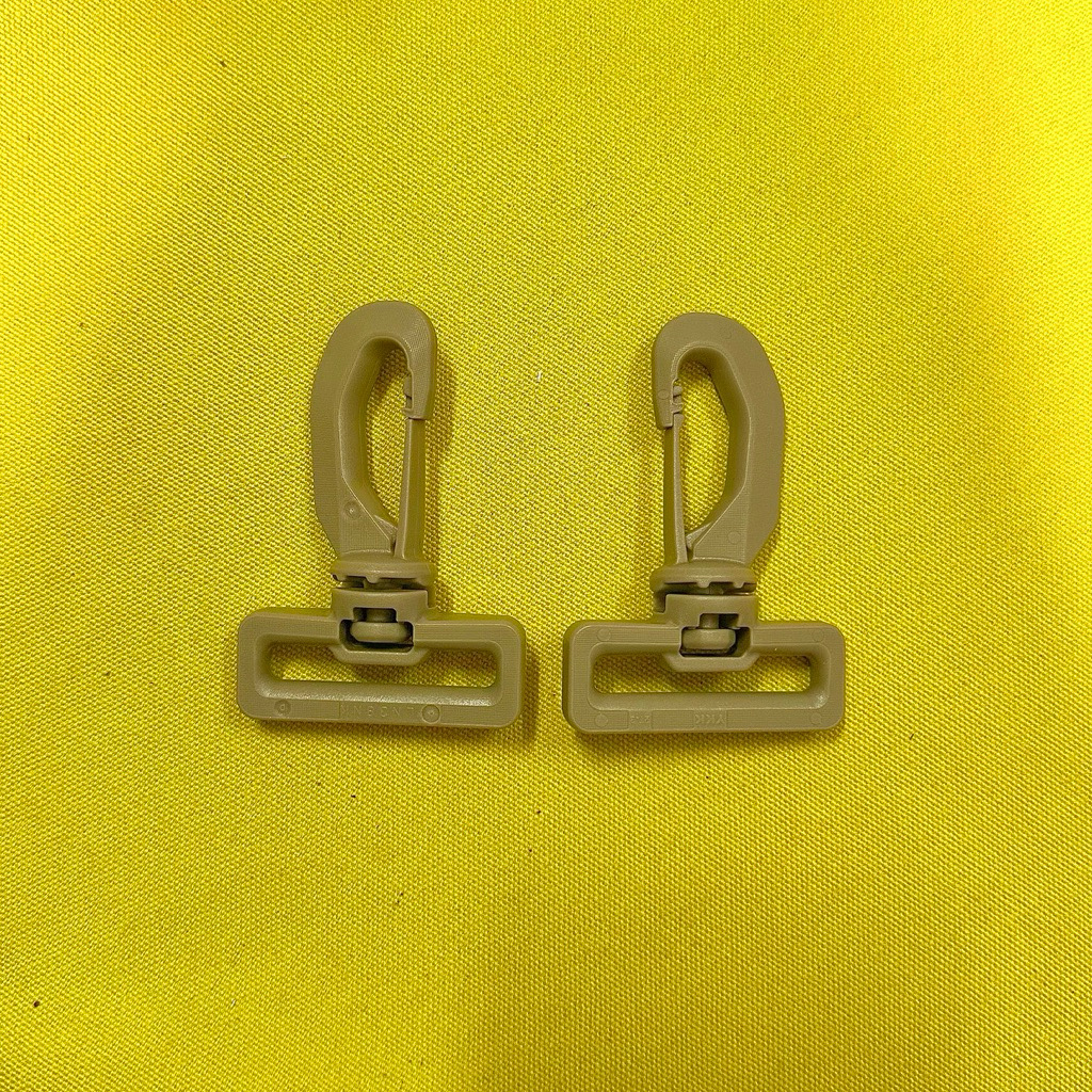 (2 cái) Móc càng cua YKK 3.8cm dùng cho balo túi xách (Mã 214)
