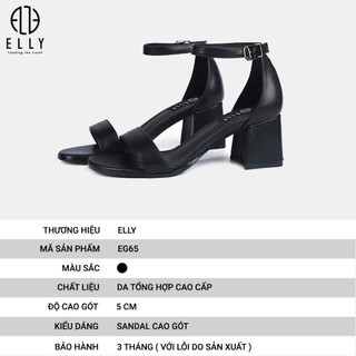 [Deal sang chảnh]  Giày nữ thời trang cao cấp ELLY – EG65