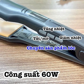 ✅JADEEMPRESS Máy Duỗi Tóc Cao Cấp EPS 802 Bản Trung 3.5cm Chống Dính Ceramic Màn Hình LCD Tiện Dụng Cho Làm Thẳng