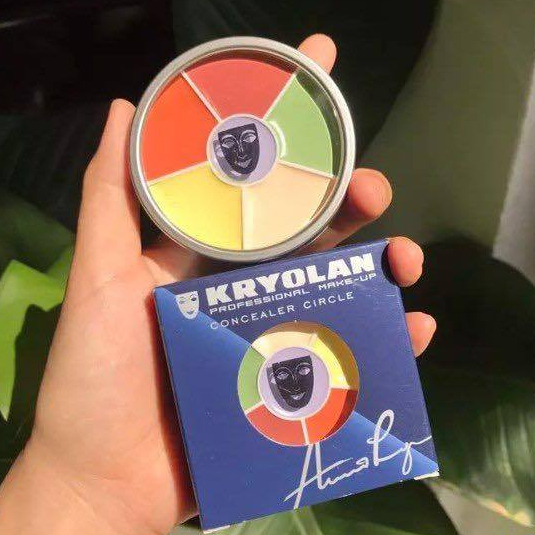 Triệt Sắc Kryolan Concealer Circle 6 ô chính hãng bản full