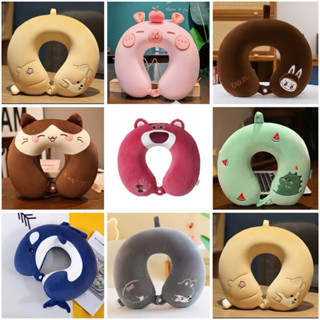  Gối chữ U đỡ cổ cao su non êm và đẹp kê cổ chống đau mỏi vai gáy dùng cho văn phòng du lịch quà tặng nhiều hình giá rẻ 