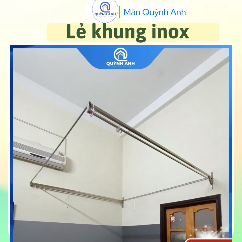 Khung màn Inox, Khung Treo Màn Cung Đình Không Kèm Màn (Nhận Mọi Kích Thước) - XƯỞNG MÀN QUỲNH ANH