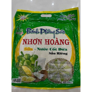  5 bịch bánh phồng sữa Nhơn Hoàng loại 220g  đặc sản Tiền Giang  