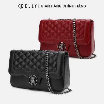 Túi xách nữ da thật ELLY ET124 túi đeo chéo crossbody thời trang cao cấp nhỏ gọn