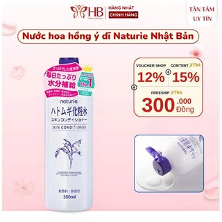  Nước Hoa Hồng Ý Dĩ Reihaku Hatomugi Skin Conditioner Nhật Bản 500ml toner ý dĩ cân bằng dưỡng cấp ẩm cho da 