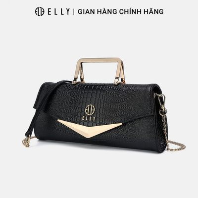 Clutch nữ ELLY EC38 ví cầm tay da thật cao cấp đeo chéo đeo vai dự tiệc sang trọng