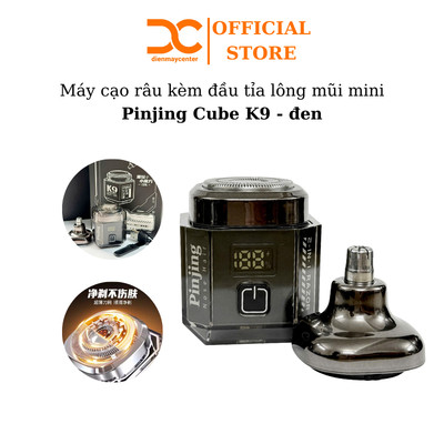 Máy cạo râu mini 2 trong 1 cạo râu kèm tỉa lông mũi Pinjing Cube K9 / Enchen Gentleman 5s - Bảo hành 6 tháng