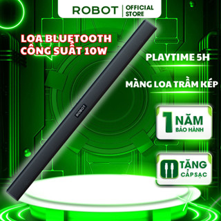   Mới  Loa Thanh Soundbar ROBOT RB590 Công Suất 10W Nghe Nhạc 5h Bass Trầm Kép Mạnh Mẽ - Hỗ Trợ Kết Nối USB  AUX  Thẻ Nhớ 