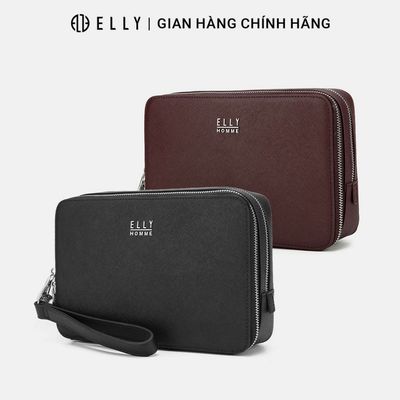 Túi clutch nam da thật ELLY HOMME ECM18 ví cầm tay nam cao cấp thời trang công sở