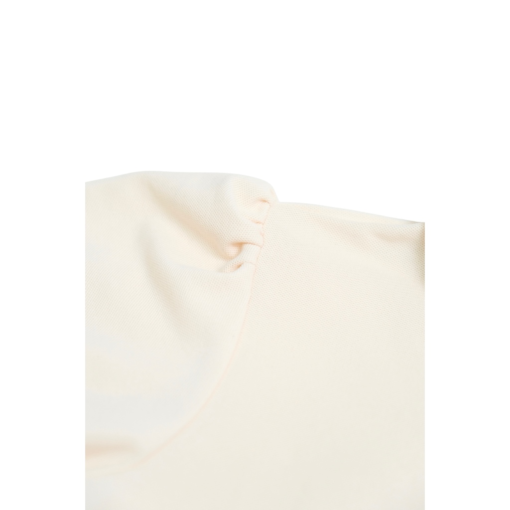 Áo polo nữ MONÁ tay phồng thêu thỏ chất thun cá sấu - BUNNIE TOP | BigBuy360 - bigbuy360.vn