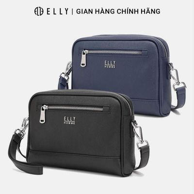 Túi clutch nam da thật ELLY HOMME ECM19 túi cầm tay đeo chéo nam cao cấp thời trang