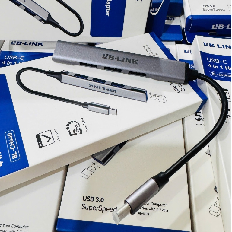 Bộ chuyển đổi LB-Link Type C to USB 3.0 & RJ45 1000Mbps - Bảo hành 12 Tháng !!! | BigBuy360 - bigbuy360.vn